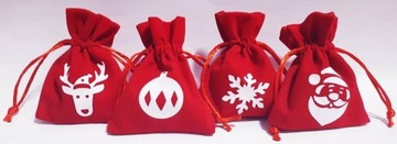 Рождественский футляр для столовых приборов Украшение рождественского подарка