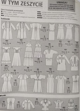 Burda Moda & Styl 5 / 2010 Wykroje