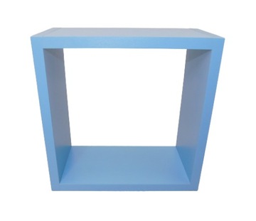 Полка ПОДВЕСНАЯ квадратная Kubik GREEN 30 x 30 x 15 см