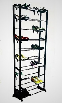 ШКАФ ДЛЯ ОБУВИ ПОЛКА ПОЛКА ПОДСТАВКА ДЛЯ ОБУВИ 30 пар 10 полок