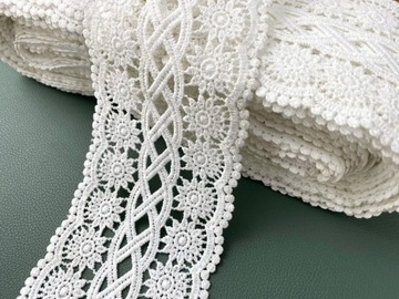 Gipiura na metry szer. 10 cm jasny krem Gracja