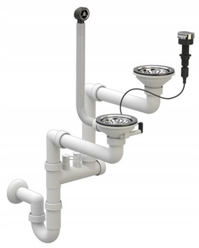 ДОПОЛНИТЕЛЬНАЯ ПЛАТА ЗА АВТОМАТИЧЕСКИЙ СИФОН ДЛЯ ГРАНИТНОЙ МОЙКИ, ОДИН КОЛОКОЛЬЧИК, 2 КОММУНИКАЦИИ