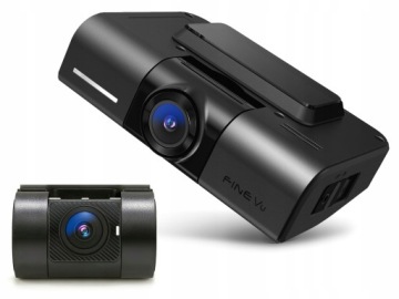 Видеорегистратор FineVu, автомобильная камера 4K GX4K / 128 ГБ UHD+FHD WiFi GPS