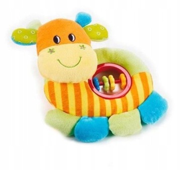 Maskotka Lelly Krówka z Grzechotką 21 cm