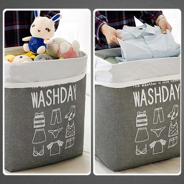 СУМКА-КОНТЕЙНЕР КОРЗИНА ДЛЯ ВАННОЙ КОМНАТЫ ОРГАНИЗАТОР ДЛЯ БЕЛЬЯ БЕЛЬЕ ИГРУШКИ XXL 75л
