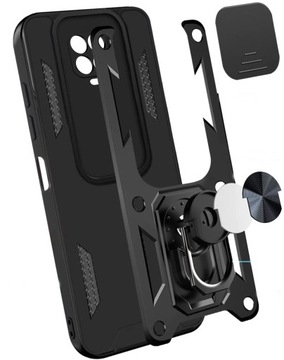 Чехол ARMOR SLIDE CAM + GLASS для REDMI ПРИМЕЧАНИЕ 9 PRO