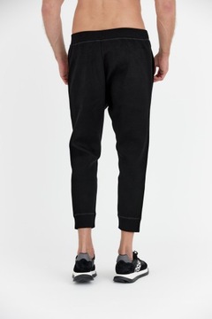 DSQUARED2 Czarne spodnie IBRA RELAX FIT JOGGERS S