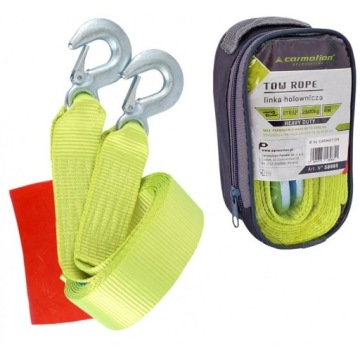 БУКСИРОВОЧНЫЙ РЕМНЬ ТРОС БУКСИРОВОЧНЫЙ ТРОС 2,5 Т 2500 КГ