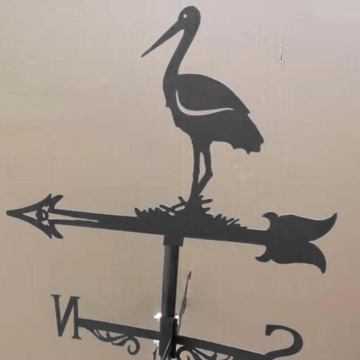 Флюгер в стиле ретро. Фигурка животного. Практичный кран, показывающий направление ветра.