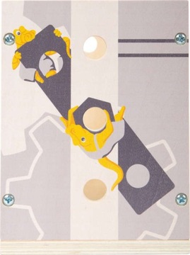 WALIZKA Z NARZĘDZIAMI MŁOTEK ŚRUBOKRĘT DREWNIANA SKRZYNKA 24 EL.