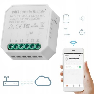 КОНТРОЛЛЕР РОЛЬСТАВНИ TUYA SMART LIFE WIFI