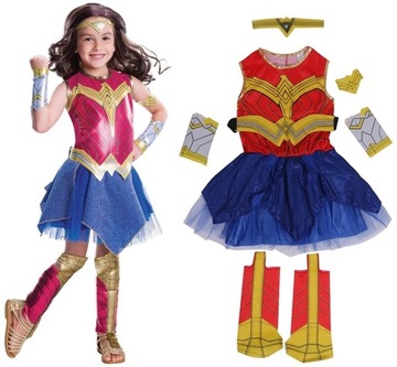 STRÓJ PRZEBRANIE KOSTIUM WONDER WOMAN 104-110