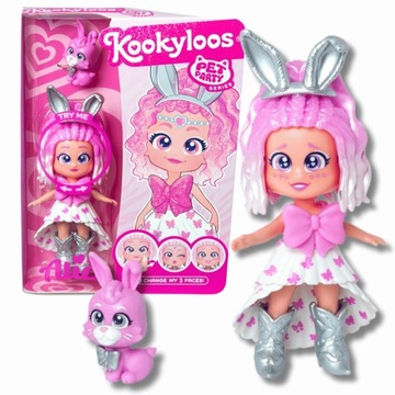 KOOKYLOOS PET PARTY ALICE LALECZKA LALKA FIGURKA KRÓLICZEK KRÓLIK PREZENT