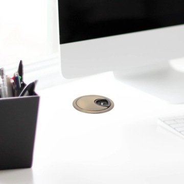 Заглушка отверстия для стола Люверс 60мм 2 шт.