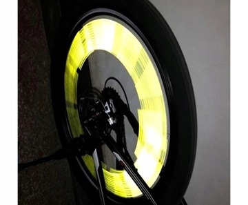 36x RURKI ODBLASKOWE ODBLASKI NA SZPRYCHY ROWER UNIWERSALNE 3-KOLORY ZESTAW