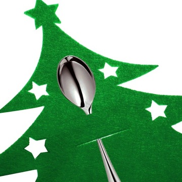 Чехлы для столовых приборов РОЖДЕСТВЕНСКИЙ СТОЛ ИЗ ВОЙЛА 10 шт НАБОР РОЖДЕСТВЕНСКИЙ ВОЙЛОК