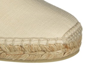 Espadryle Na Koturnie Toni Pons Ter Cru Ecru Kremowe r.39