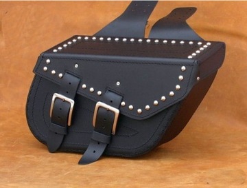 СУМКИ БОКОВЫЕ ДЛЯ МОТОЦИКЛА, КОЖА, 42x25x13см