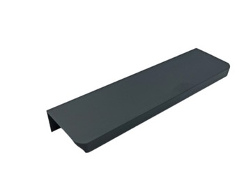 UCHWYT MEBLOWY KRAWĘDZIOWY LEO OWAL 128/148MM CZARNY MAT