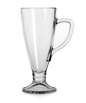SZKLANKA NA STOPCE Z UCHEM 250ML