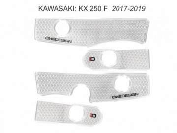 ONEDESIGN HDR Боковая рукоятка KAWASAKI прозрачная