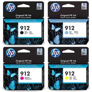 4 TUSZE HP 912 OFFICEJET PRO 8010 8012E 8013 8014 8015 8020 8022E 8023 ORG