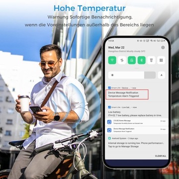 БЕСПРОВОДНОЙ ТЕРМОМЕТР DIVOO ИЗМЕРИТЕЛЬ ВЛАЖНОСТИ SMART WI-FI