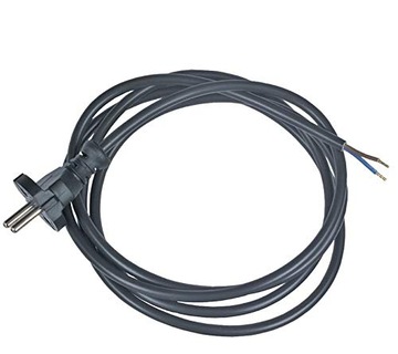 Kabel Przewód SUSZARKI 2x1 Czarny Wtyczka 2.8