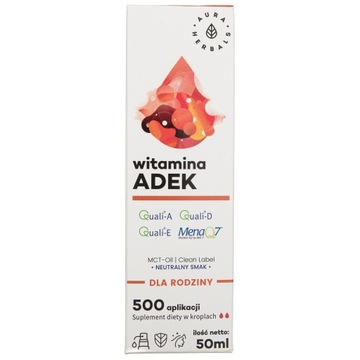 AURA WITAMINA ADEK MCT 50 ml w kroplach