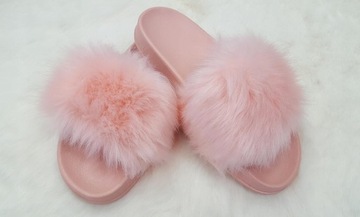 ТАПОЧКИ ТЁПЛЫЕ С МЕХОМ, РОЗОВЫЕ СВЕТЛЫЕ, размер 40