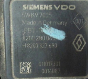 ESPACE 2.0 DCI VÁHA VZDUCHU VZDUCHU 8200327690