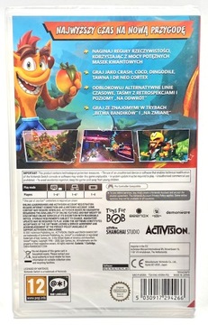 CRASH BANDICOOT 4: ПРИШЛО ВРЕМЯ PL | НОВЫЙ | НИНТЕНДО ПЕРЕКЛЮЧАТЕЛЬ