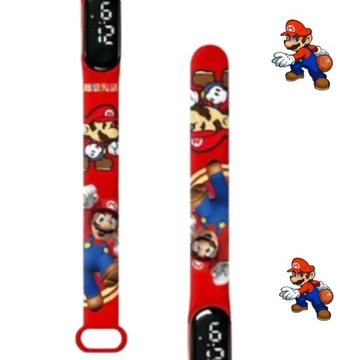 Цифровые часы Super Mario Bros. с красным светодиодом