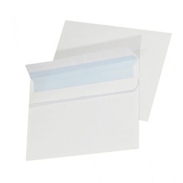 Koperty C5 162x229mm 90gsm 500szt białe
