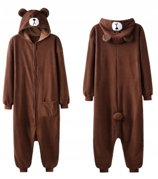 ONESIE PIŻAMA KIGURUMI KOSTIUM MIŚ MISIO S-XL