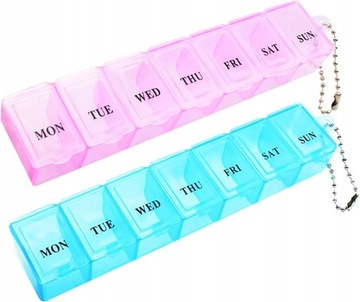 2 szt. 7-dniowy organizer na tabletki