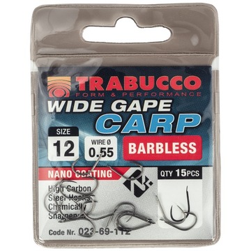 HACZYKI TRABUCCO WIDE GAPE CARP nr.16 BARBLESS