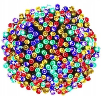 LAMPKI CHOINKOWE 1000LED MULTIKOLOR ZEW/WEW