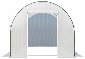 TUNEL OGRODOWY SZKLARNIA MOSKITIERA 3x2x2m DUŻE OKNA z Moskitierą Podwórko