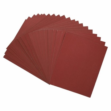 10PCS papier ścierny 27x22cm P60-2000,czerwony