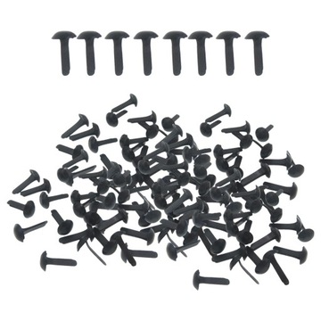 200 sztuk metalowych łączników do papieru ćwieki. 5mm x 8mm