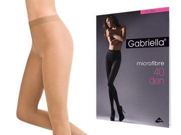 Rajstopy Gabriella Microfibre 40 den NEUTRO 5