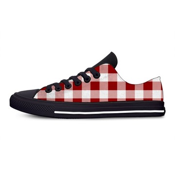 Espadryle Anime Buffalo Plaid Check Funny Fashion