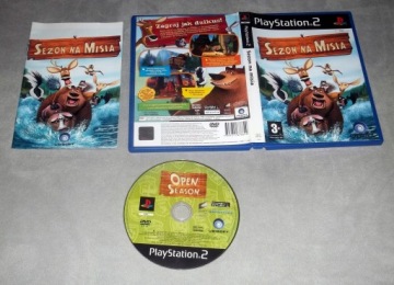 SEZON NA MISIA PS2 POLSKA EDYCJA OPEN SEASON IDEALNA PL UNIKAT