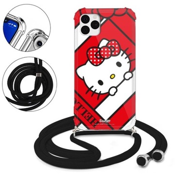 ETUI CROSSBODY do IPHONE 11 PRO MAX HELLO KITTY Wz
