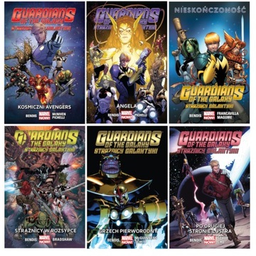 STRAŻNICY GALAKTYKI Tom 1-6 zestaw Marvel Now! NOWE folia
