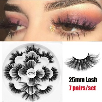 Objętość Faux Mink Hair Fuffy Lashes kobiety uroda sztuczne rzęsy z norek g