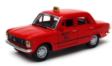 Fiat 125p TAXI PRL 1:34 Wlly WPT 1313 Знаницы