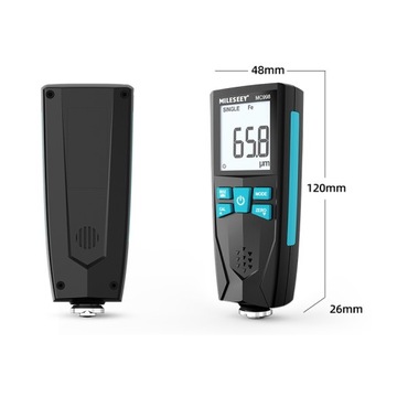 ИЗМЕРИТЕЛЬ ТОЛЩИНЫ КРАСКИ ТЕСТЕР ПОКРЫТИЯ NFE FE АЛЮМИНИЙ АВТОМОБИЛЬНЫЙ USB