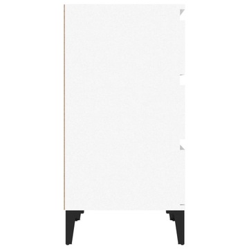 Тумбочка прикроватная, белая, 40х35х70 см, материал дерево